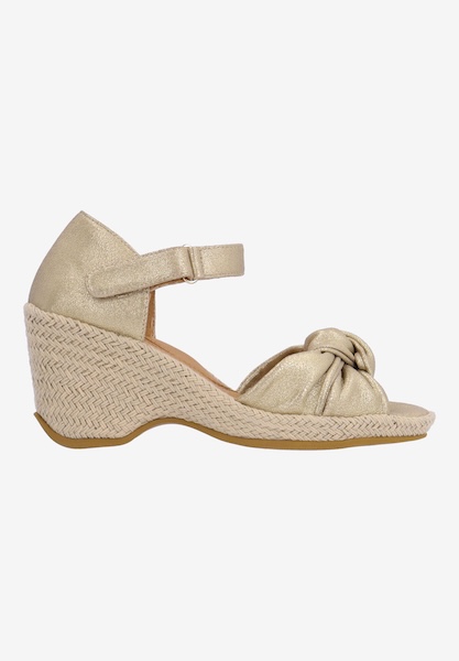 L'amour Des Pieds RUNNING LOW Oribel GOLD STARDUST SUEDE