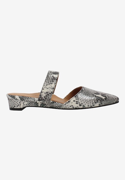 L'amour Des Pieds SALE Baruk Black/White Reptile Print