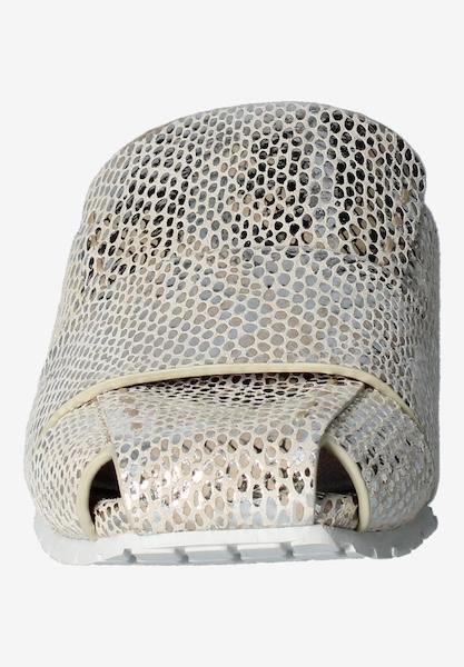 L'amour Des Pieds SALE Tarius SILVER/GOLD SNAKE PRINT