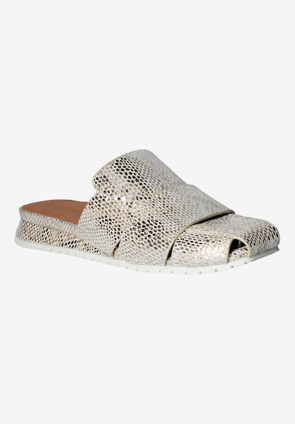 l'amour des pieds SALE Tarius SILVER/GOLD SNAKE PRINT