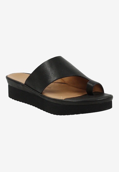 l'amour des pieds SANDALS AND SLIDES Ahlina Black Lamba