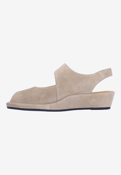 L'amour Des Pieds SANDALS AND SLIDES Berilita TAUPE KIDSUEDE