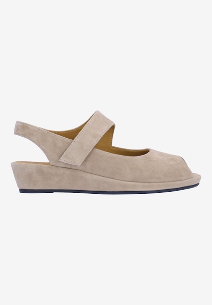 L'amour Des Pieds SANDALS AND SLIDES Berilita TAUPE KIDSUEDE