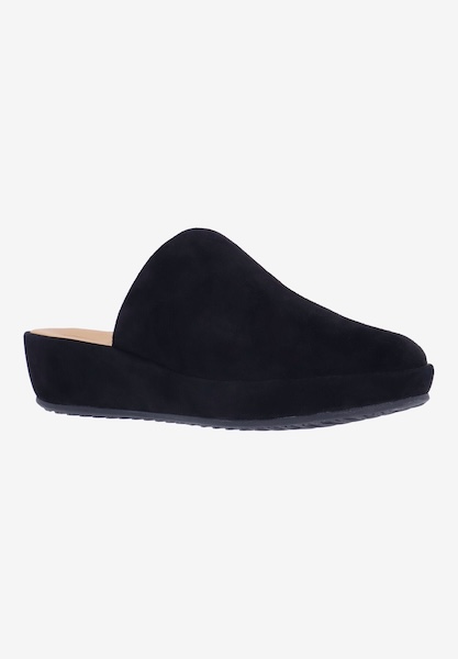 l'amour des pieds SANDALS AND SLIDES Cady BLACK KIDSUEDE