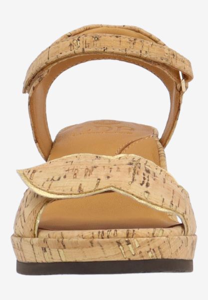 L'amour Des Pieds SANDALS AND SLIDES Marora NATURAL/GOLD CORK