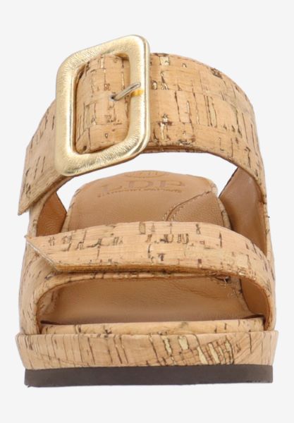 L'amour Des Pieds SANDALS AND SLIDES Minetta NATURAL/GOLD CORK