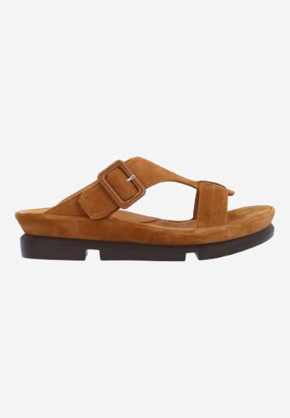 L'amour Des Pieds SANDALS AND SLIDES Verick COFFEE KIDSUEDE
