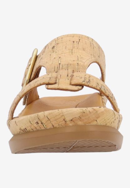 L'amour Des Pieds SANDALS AND SLIDES Verick NATURAL/GOLD CORK
