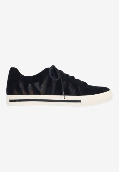 L'amour Des Pieds SNEAKERS Keaton BLACK KIDSUEDE/MESH