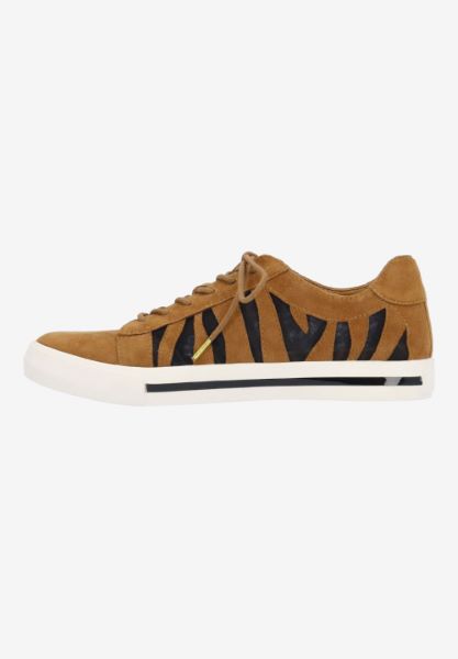 L'amour Des Pieds SNEAKERS Keaton COFFEE/BLACK KIDSUEDE/MESH