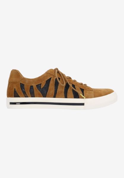 L'amour Des Pieds SNEAKERS Keaton COFFEE/BLACK KIDSUEDE/MESH