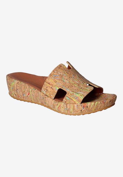 l'amour des pieds WEDGES AND HEELS Catiana Bright Mult Cork