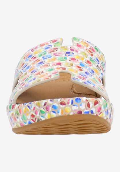 L'amour Des Pieds WEDGES AND HEELS Catiana BRIGHT MULTI PAINTBRUSH