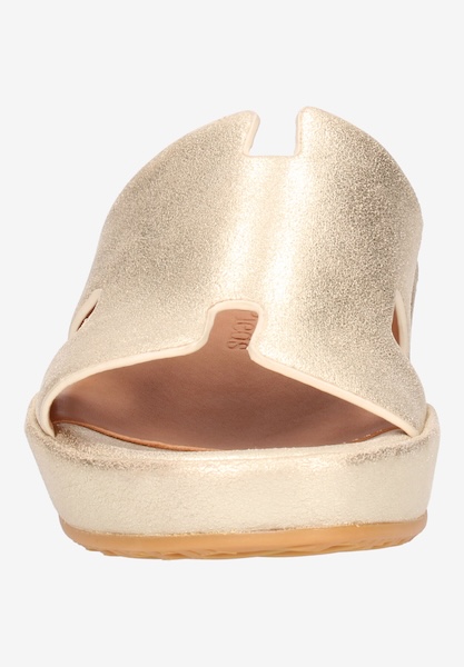 L'amour Des Pieds WEDGES AND HEELS Catiana Gold Stardust Suede