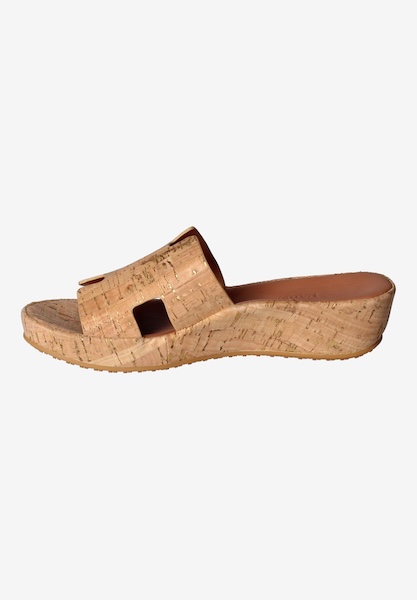 L'amour Des Pieds WEDGES AND HEELS Catiana Natural/Gold Cork
