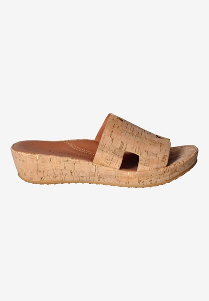 L'amour Des Pieds WEDGES AND HEELS Catiana Natural/Gold Cork