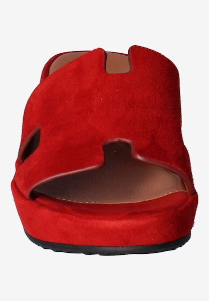 L'amour Des Pieds WEDGES AND HEELS Catiana Red Kidsuede