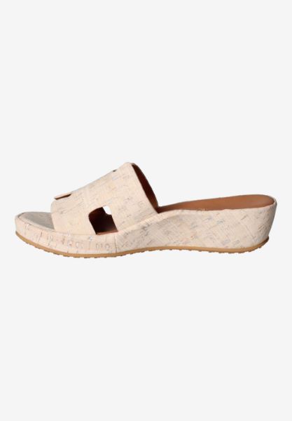 L'amour Des Pieds WEDGES AND HEELS Catiana Whitewash Cork