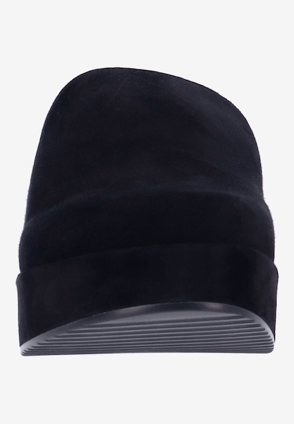 L'amour Des Pieds WEDGES AND HEELS Galana BLACK KIDSUEDE