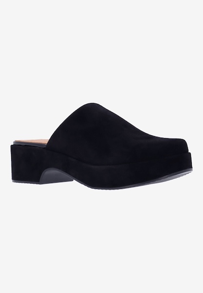 l'amour des pieds WEDGES AND HEELS Galana BLACK KIDSUEDE