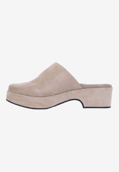 L'amour Des Pieds WEDGES AND HEELS Galana TAUPE KIDSUEDE