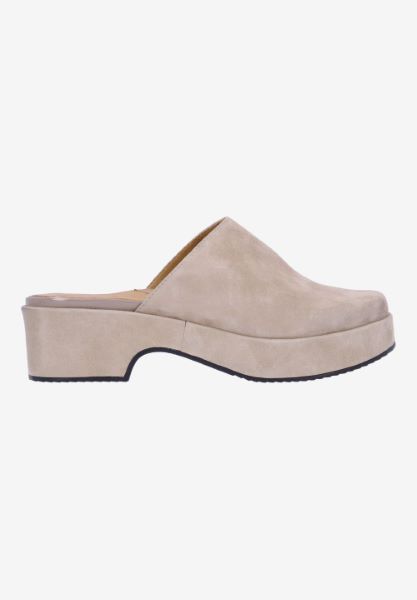 L'amour Des Pieds WEDGES AND HEELS Galana TAUPE KIDSUEDE