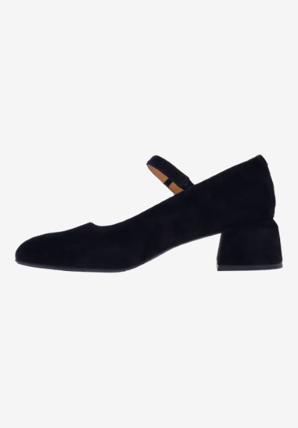 L'amour Des Pieds WEDGES AND HEELS Katriel BLACK KIDSUEDE
