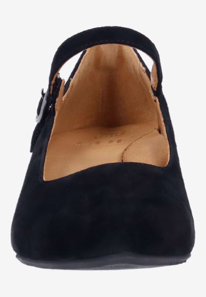 L'amour Des Pieds WEDGES AND HEELS Katriel BLACK KIDSUEDE