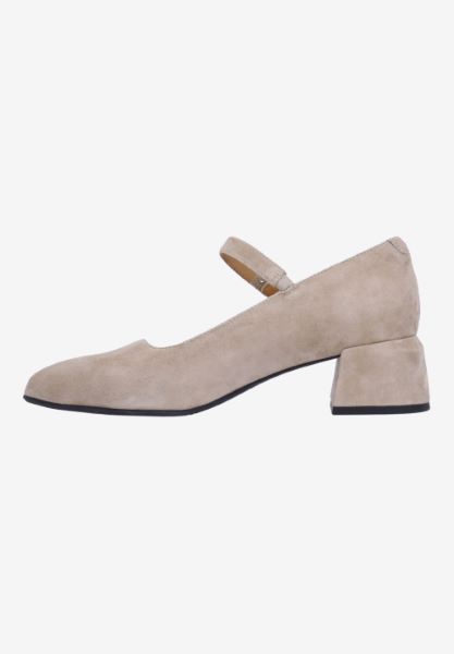 L'amour Des Pieds WEDGES AND HEELS Katriel TAUPE KIDSUEDE