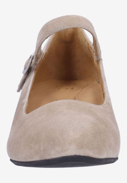 L'amour Des Pieds WEDGES AND HEELS Katriel TAUPE KIDSUEDE