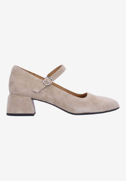 L'amour Des Pieds WEDGES AND HEELS Katriel TAUPE KIDSUEDE