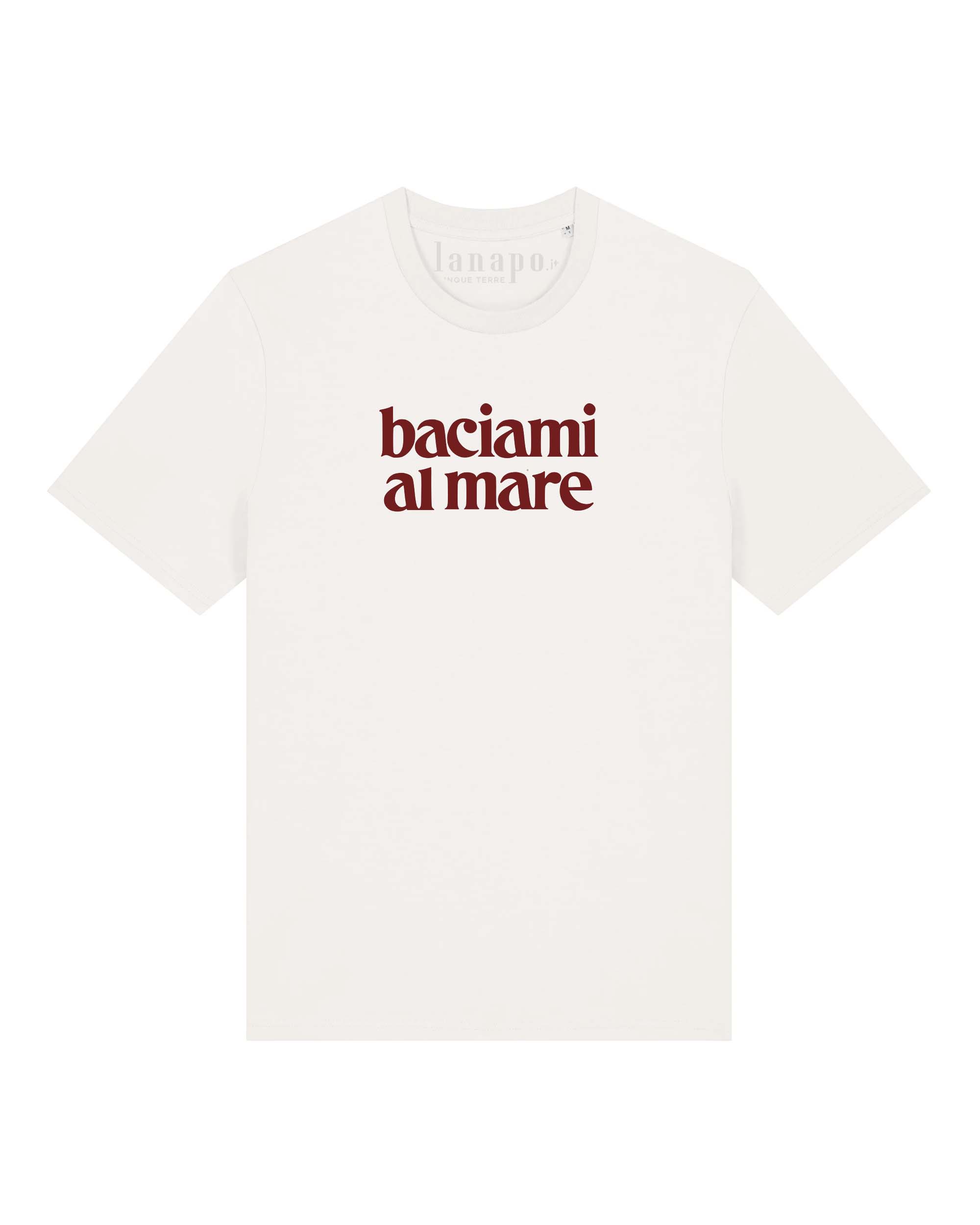 lanapo Baciami al mare tshirt off white