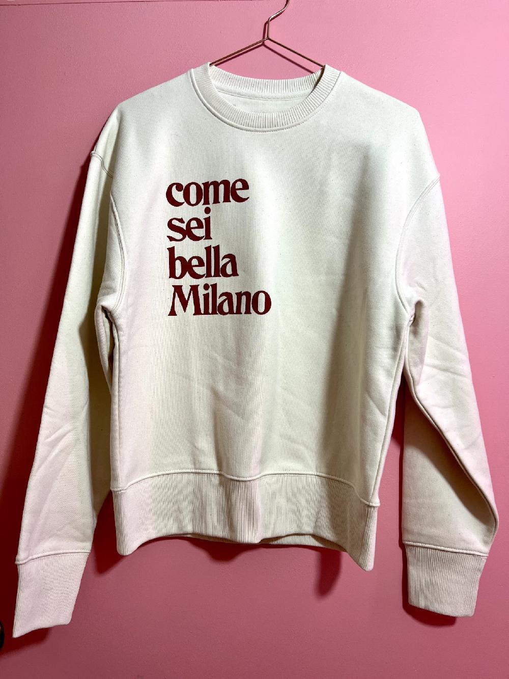 Lanapo Come Sei Bella Milano Felpa