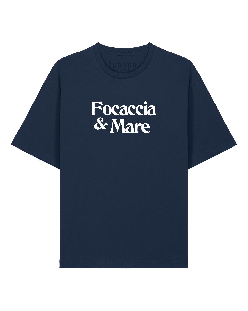 lanapo Focaccia e Mare tshirt Blu