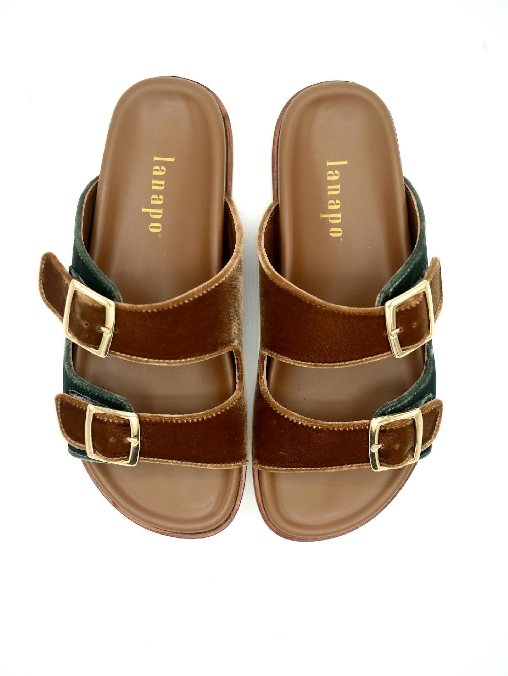 Lanapo Follonica Velvet Caram/Salvia