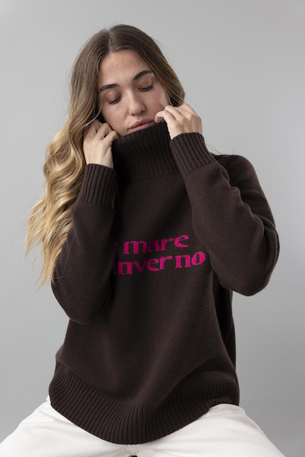 Lanapo Il Mare D'inverno Dolcevita Cioccolato