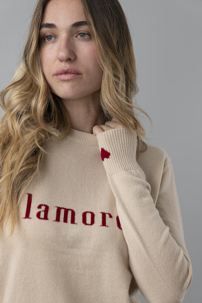 lanapo lamore Pullover natural