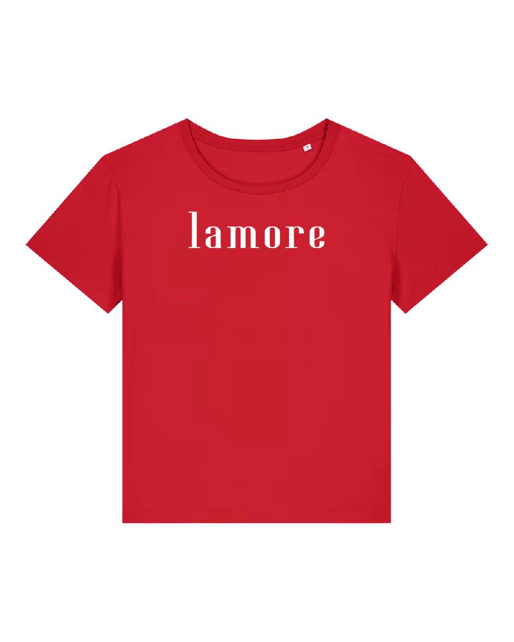 lanapo lamore rossa tshirt manica corta
