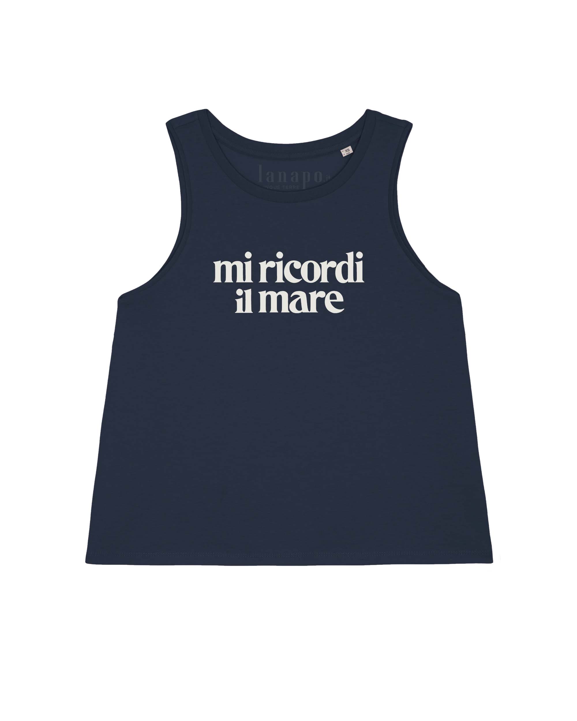 lanapo mi ricordi il mare canotta blu