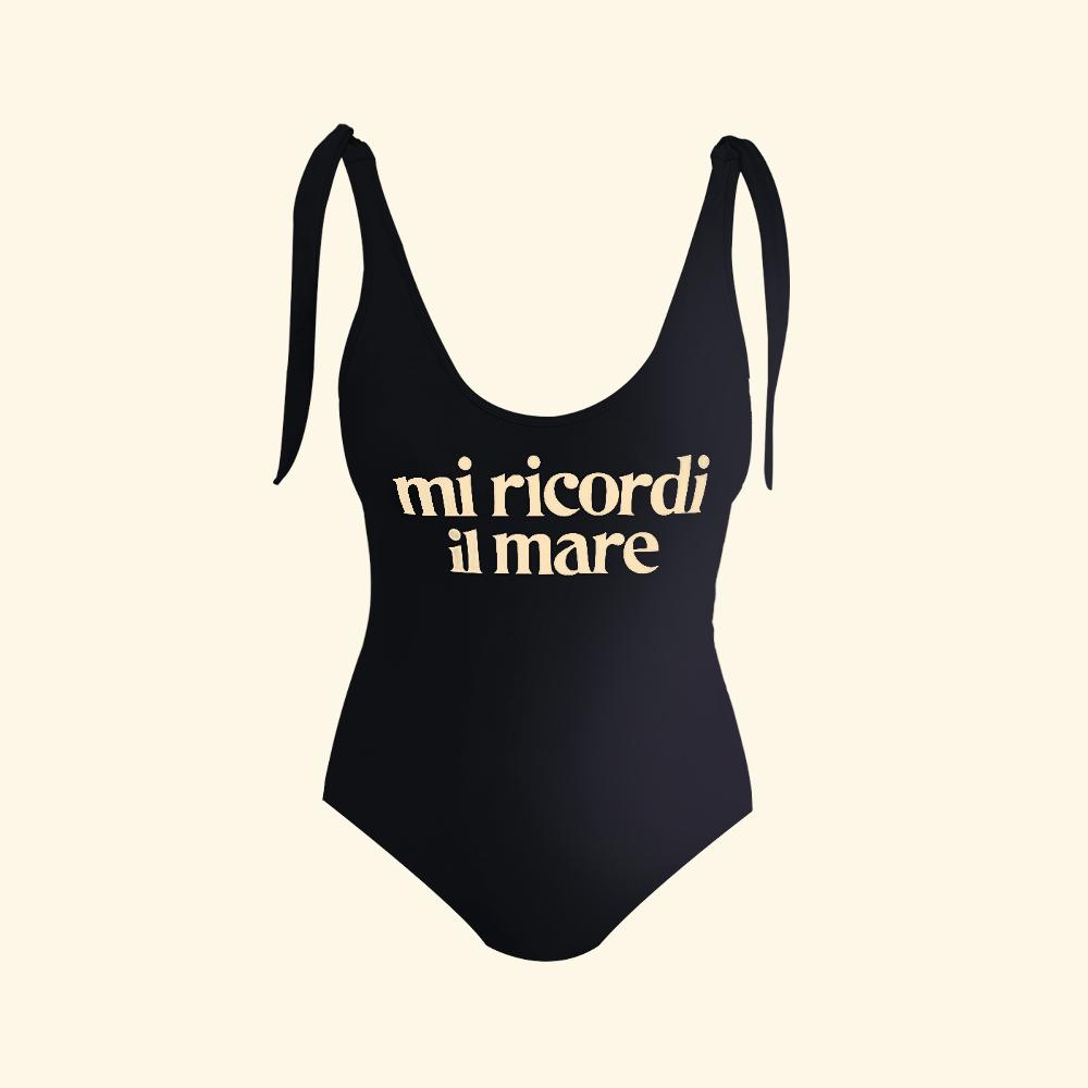 lanapo mi ricordi il mare costume nero