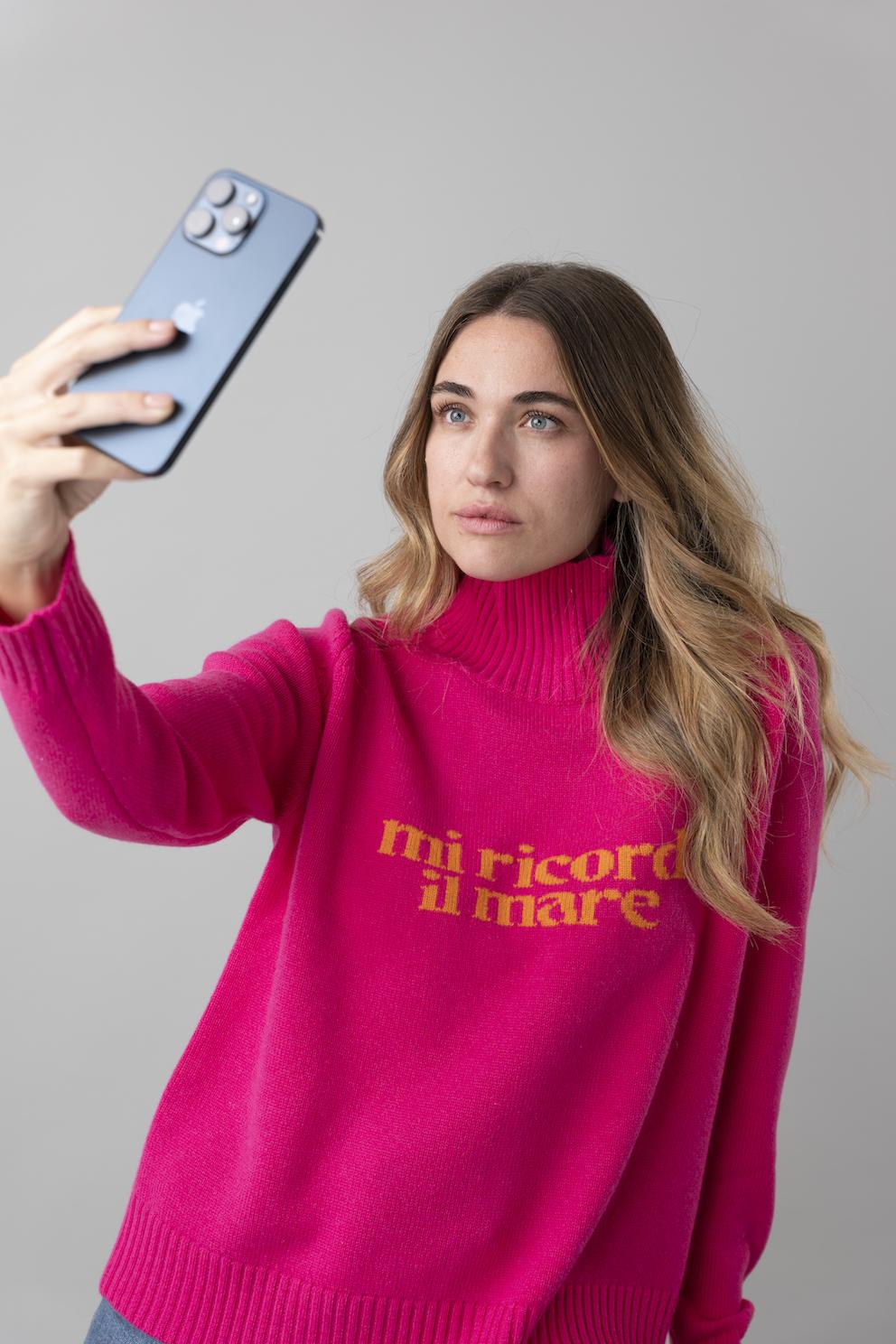 Lanapo Mi Ricordi Il Mare Dolcevita Fucsia