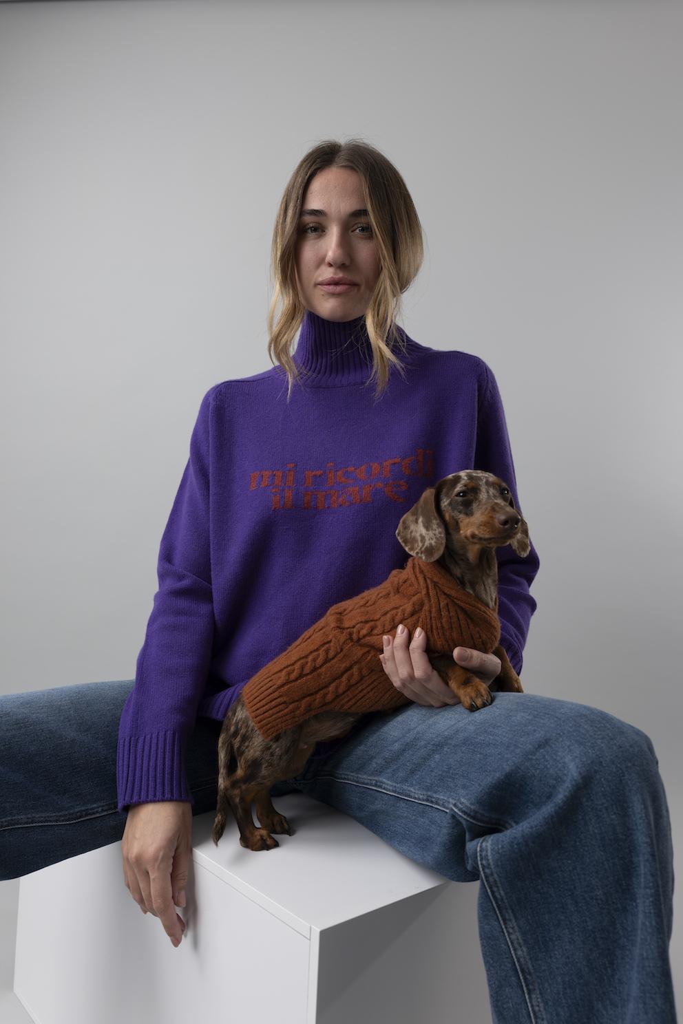 Lanapo Mi Ricordi Il Mare Dolcevita Viola