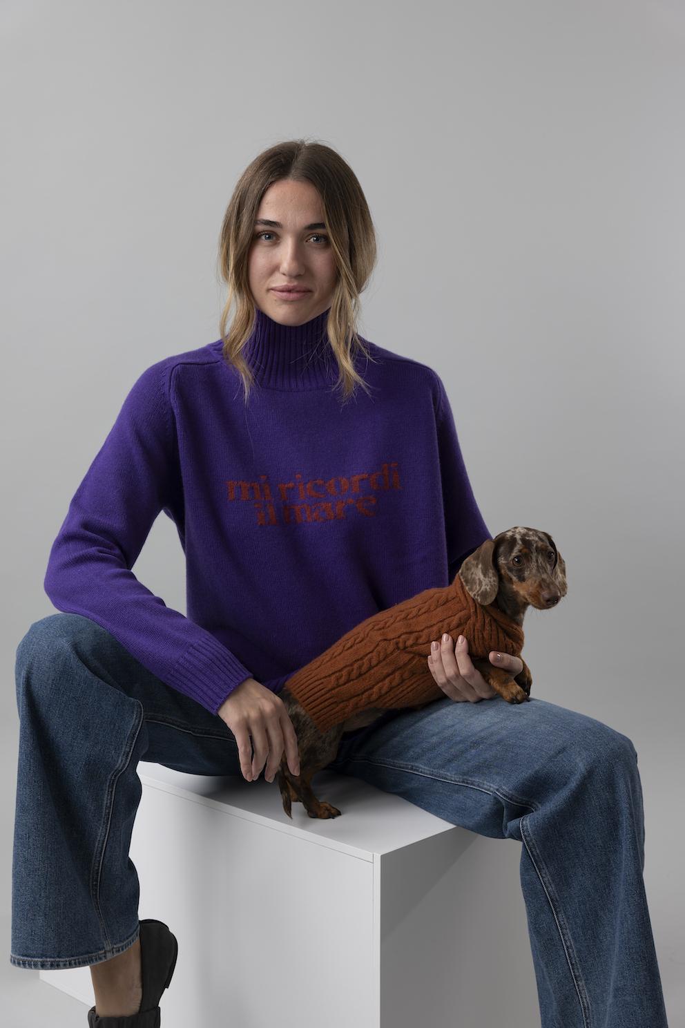 lanapo mi ricordi il mare Dolcevita viola