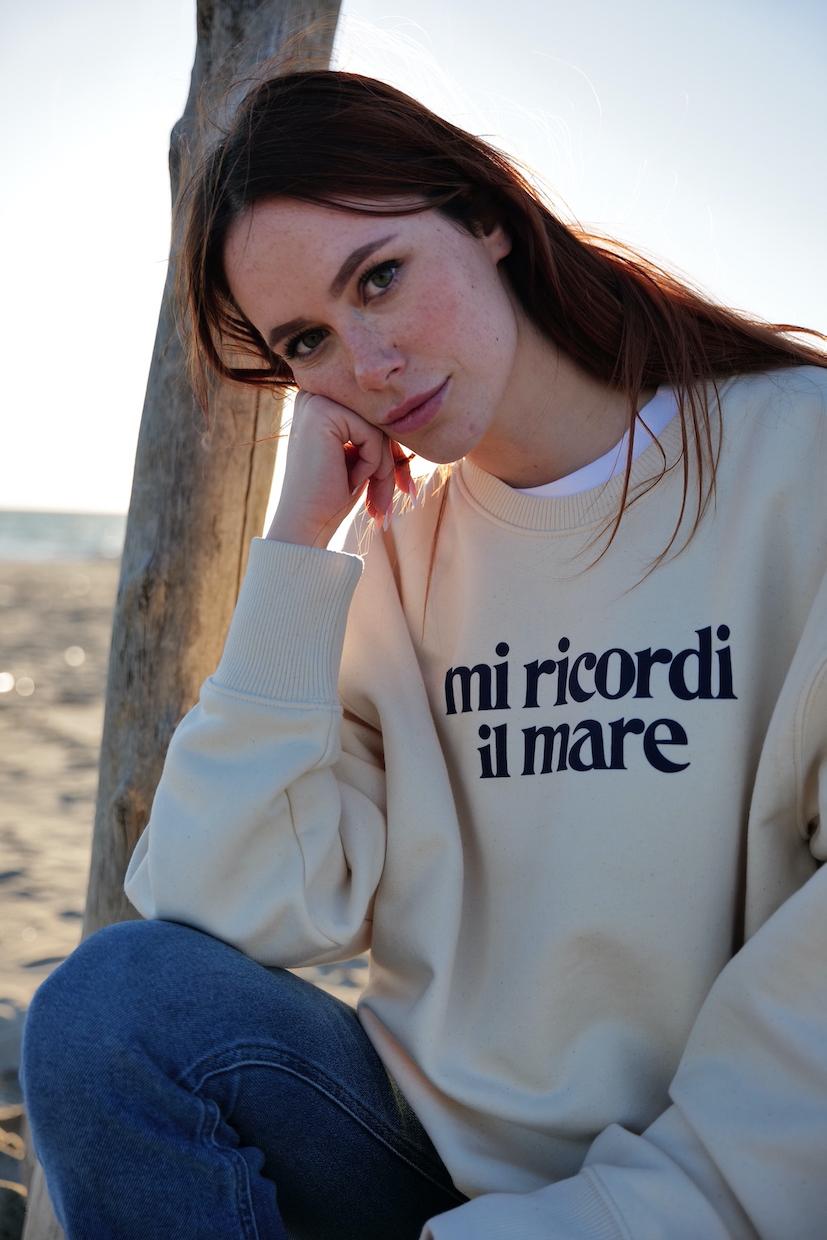 Lanapo Mi Ricordi Il Mare Felpa