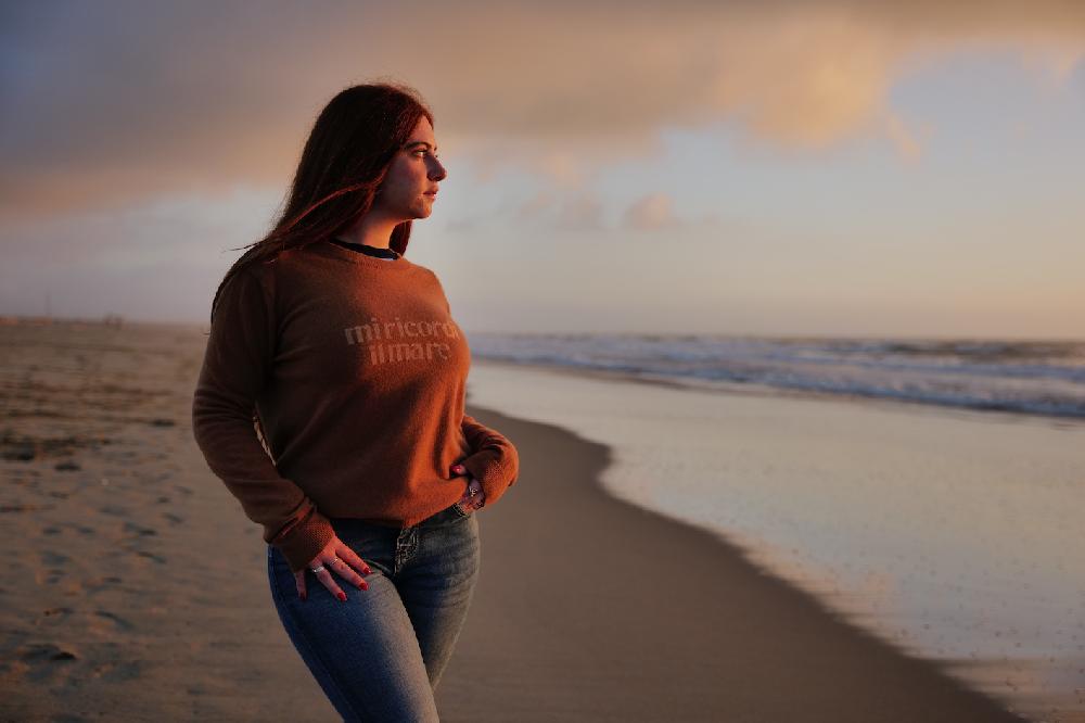 Lanapo Mi Ricordi Il Mare Pullover Camel