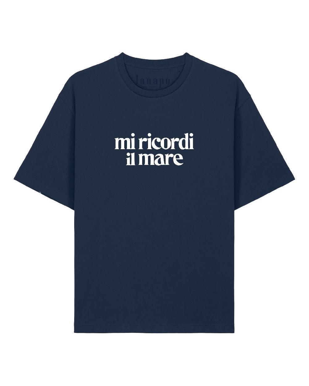 lanapo mi ricordi il mare tshirt blu