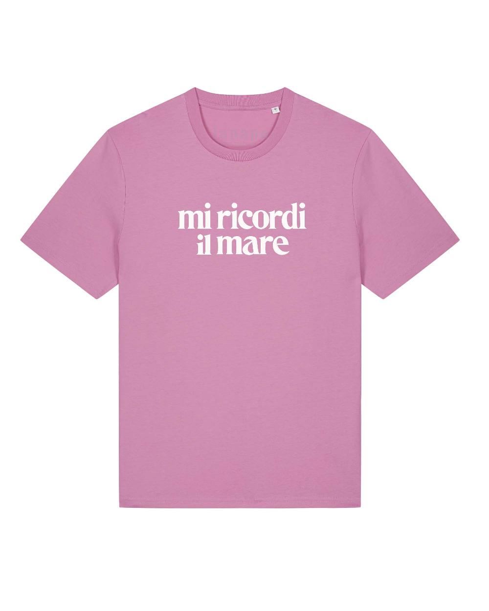 lanapo mi ricordi il mare tshirt rosa
