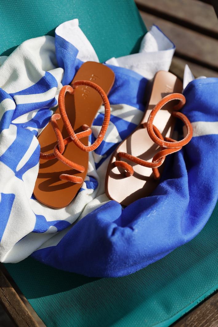 lanapo Monterosso Tacco Velvet Arancio