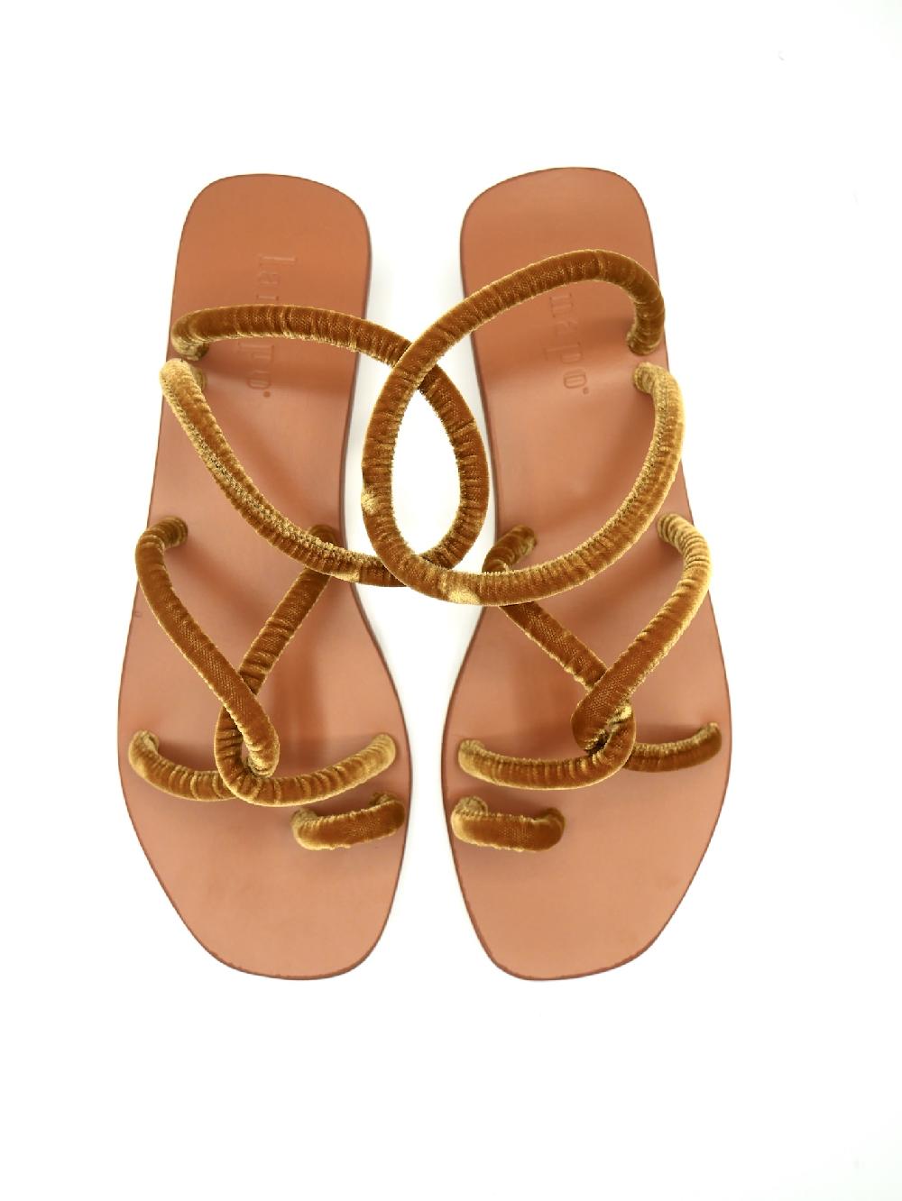 Lanapo Monterosso Tacco Velvet Curry