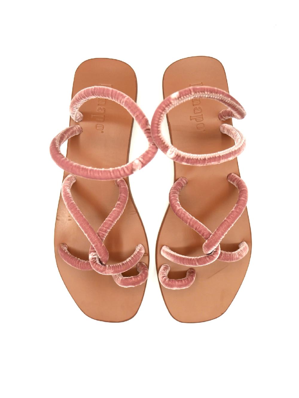 Lanapo Monterosso Tacco Velvet Rose